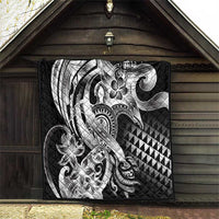 Aloha Black Tribal Honu Tattoo Quilt