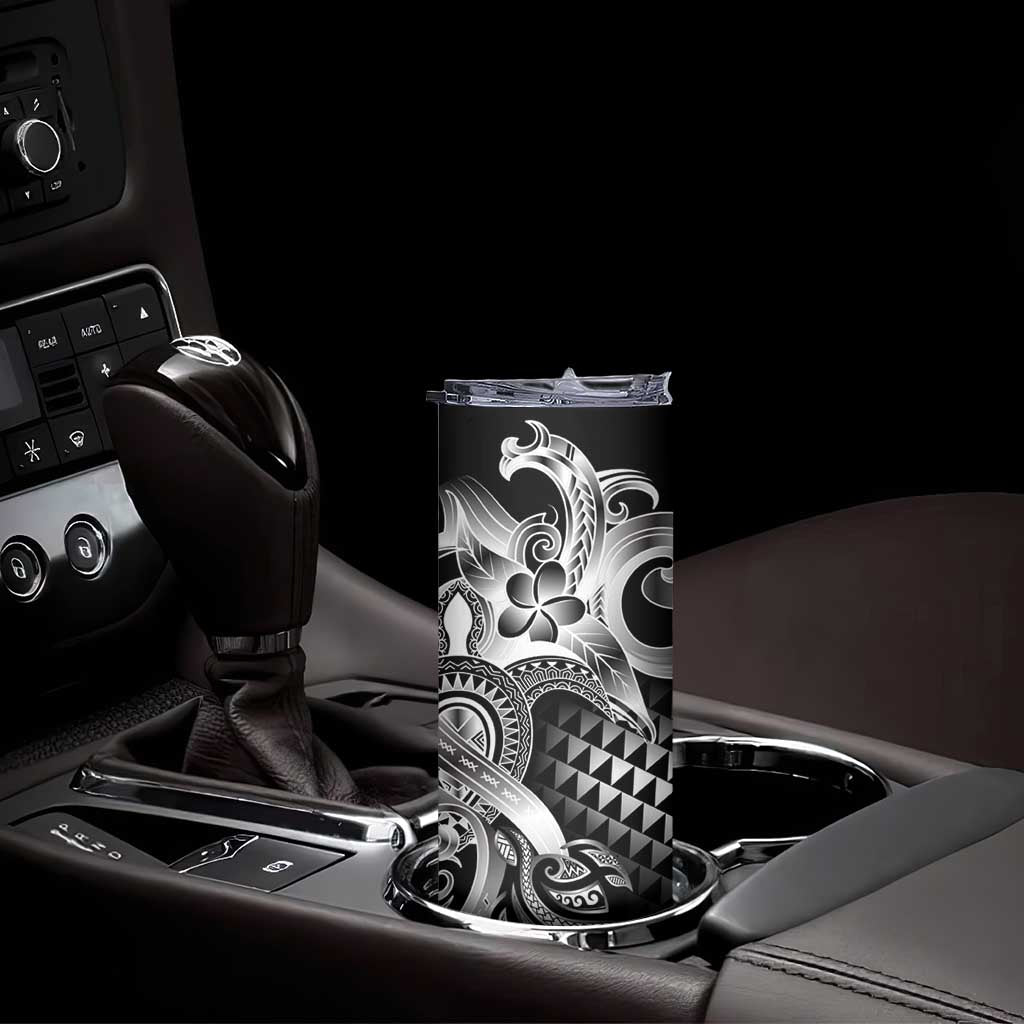 Aloha Black Tribal Honu Tattoo Skinny Tumbler