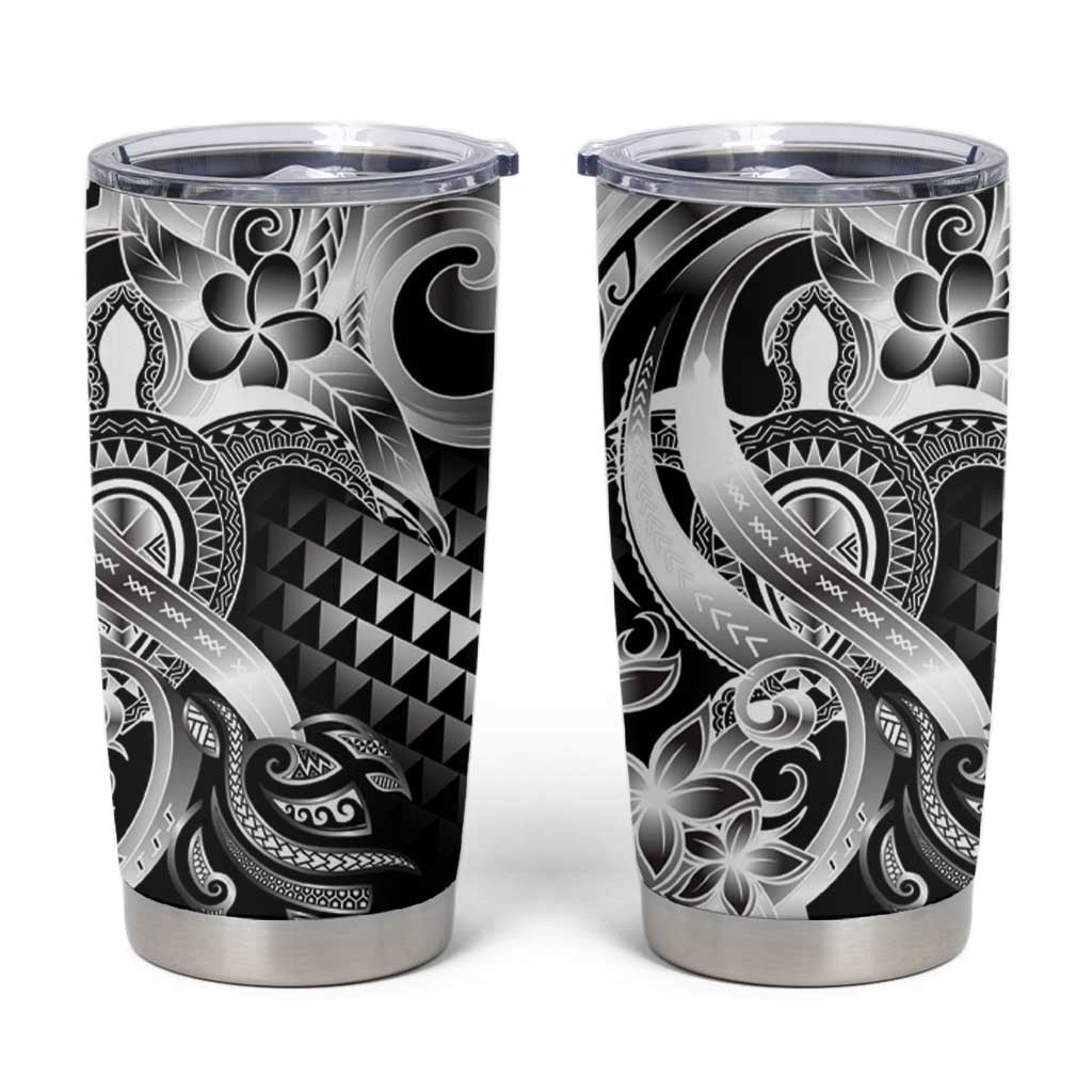 Aloha Black Tribal Honu Tattoo Tumbler Cup