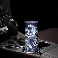 Aloha Blue Tribal Honu Tattoo Skinny Tumbler