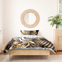 Aloha Gold Tribal Honu Tattoo Bedding Set