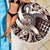 Aloha Mocha Mousse Tribal Honu Tattoo Beach Blanket