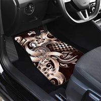 Aloha Mocha Mousse Tribal Honu Tattoo Car Mats LT9 - Polynesian Pride