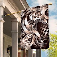 Aloha Mocha Mousse Tribal Honu Tattoo Garden Flag LT9 House Flag Mocha Mousse - Polynesian Pride