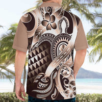 Aloha Mocha Mousse Tribal Honu Tattoo Hawaiian Shirt LT9 - Polynesian Pride
