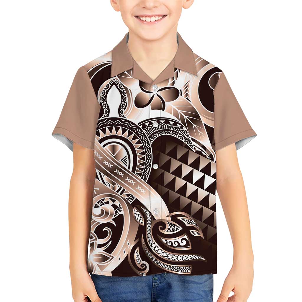 Aloha Mocha Mousse Tribal Honu Tattoo Hawaiian Shirt LT9 - Polynesian Pride