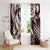 Aloha Mocha Mousse Tribal Honu Tattoo Window Curtain