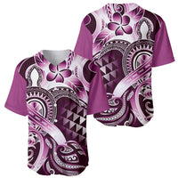 Aloha Pink Tribal Honu Tattoo Baseball Jersey
