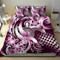 Aloha Pink Tribal Honu Tattoo Bedding Set