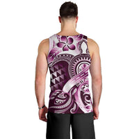 Aloha Pink Tribal Honu Tattoo Men Tank Top LT9 - Polynesian Pride
