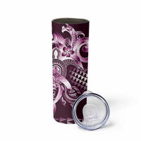 Aloha Pink Tribal Honu Tattoo Skinny Tumbler