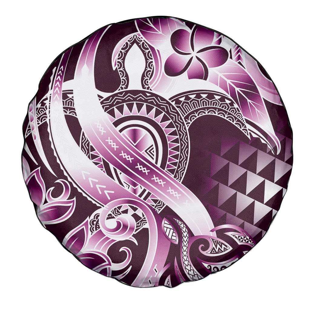 Aloha Pink Tribal Honu Tattoo Spare Tire Cover LT9 - Polynesian Pride