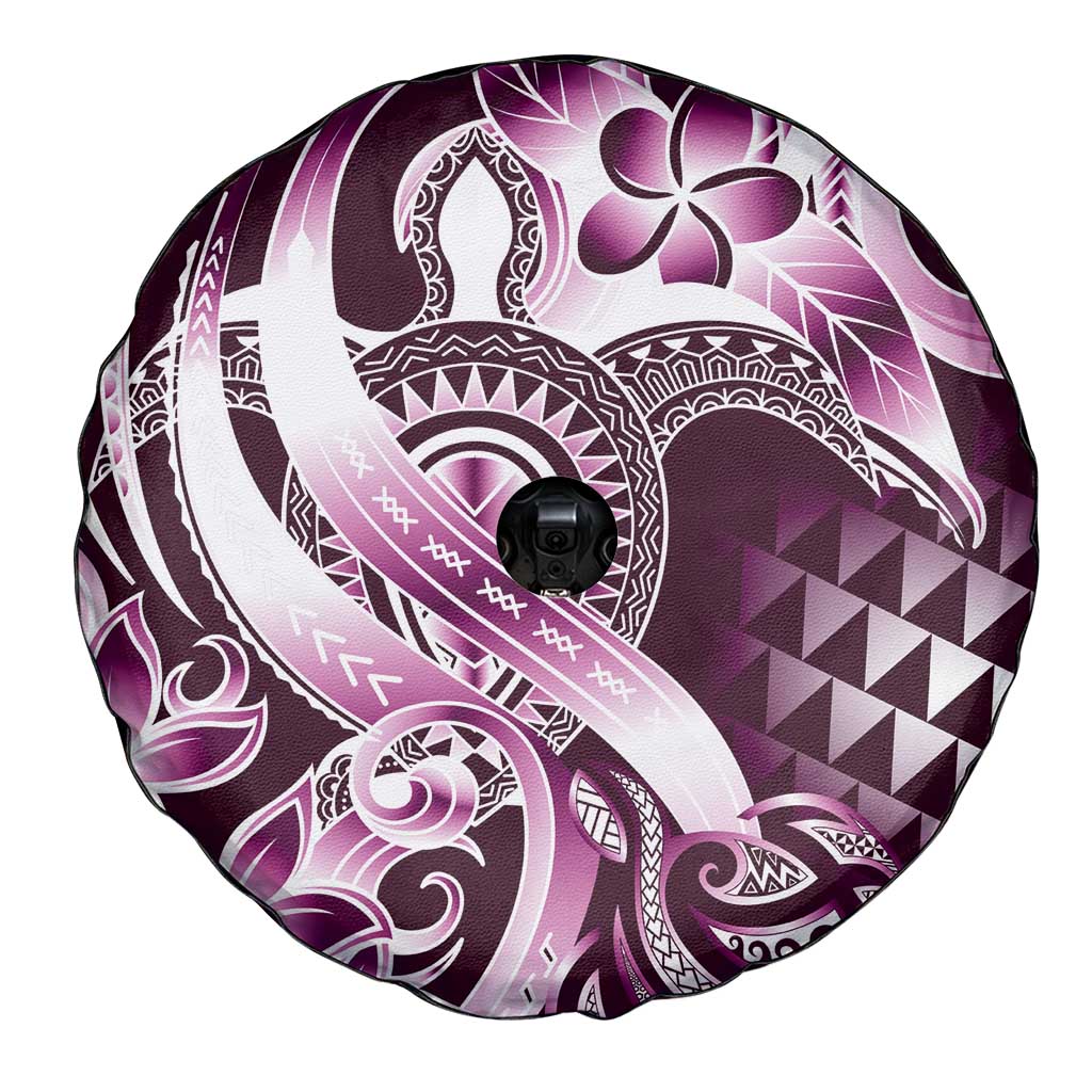 Aloha Pink Tribal Honu Tattoo Spare Tire Cover LT9 - Polynesian Pride