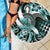 Aloha Turquoise Tribal Honu Tattoo Beach Blanket