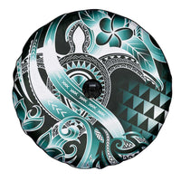 Aloha Turquoise Tribal Honu Tattoo Spare Tire Cover LT9 - Polynesian Pride