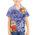 Personalised Chuuk States Humpback Whale Family Matching Puletasi and Hawaiian Shirt Polynesian Tropical Flowers