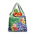 Personalised Pohnpei States Humpback Whale Grocery Bag Polynesian Tropical Flowers