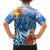 Personalised Yap States Humpback Whale Family Matching Tank Maxi Dress and Hawaiian Shirt Polynesian Tropical Flowers