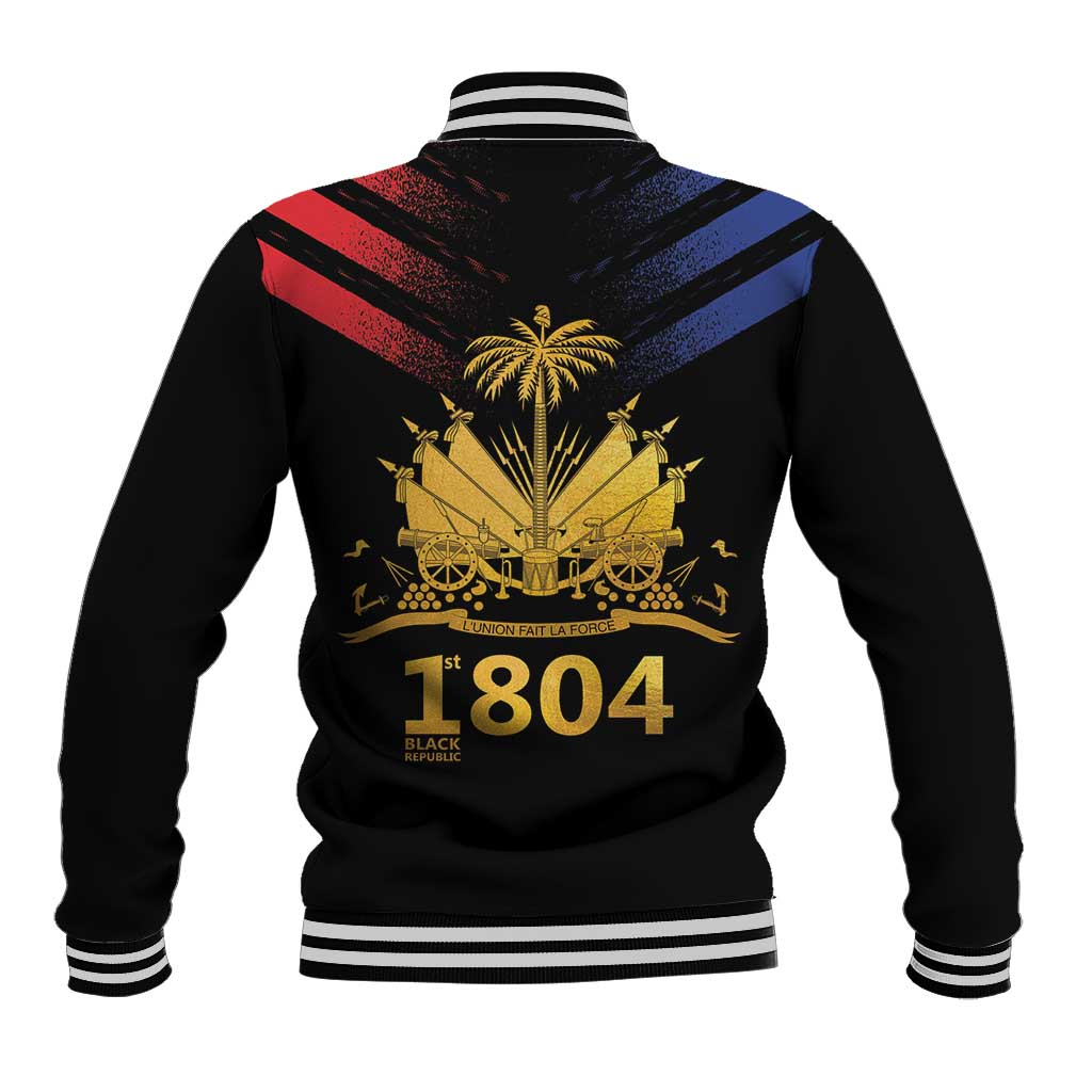 Haiti Independence Day Baseball Jacket The First Black Republic Since 1804 LT9 - Polynesian Pride