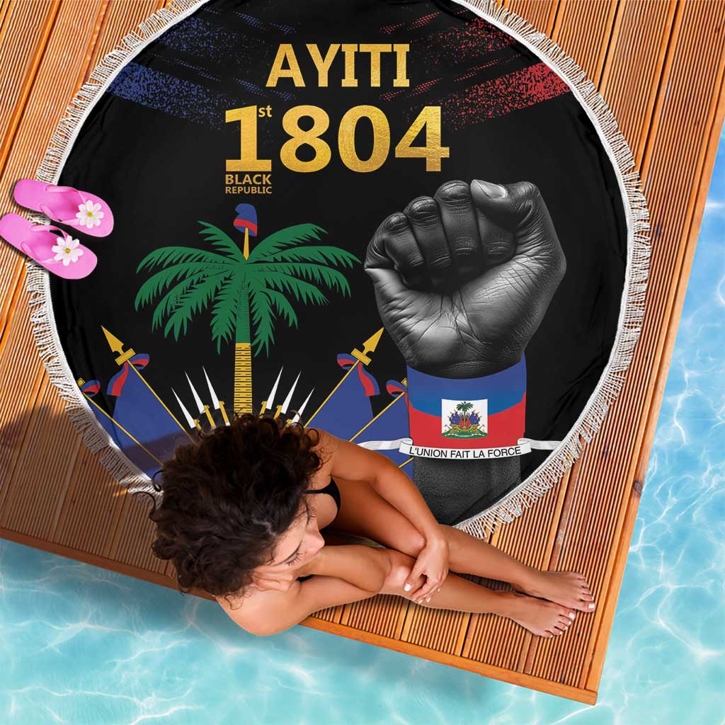 Haiti Independence Day Beach Blanket The First Black Republic Since 1804 LT9 - Polynesian Pride
