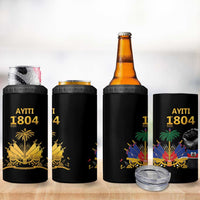 Haiti Independence Day 4 in 1 Can Cooler Tumbler The First Black Republic Since 1804 LT9 - Polynesian Pride