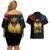 Haiti Independence Day Couples Matching Off Shoulder Short Dress and Hawaiian Shirt The First Black Republic Since 1804