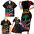 Haiti Independence Day Family Matching Short Sleeve Bodycon Dress and Hawaiian Shirt The First Black Republic Since 1804