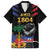 Haiti Independence Day Family Matching Short Sleeve Bodycon Dress and Hawaiian Shirt The First Black Republic Since 1804