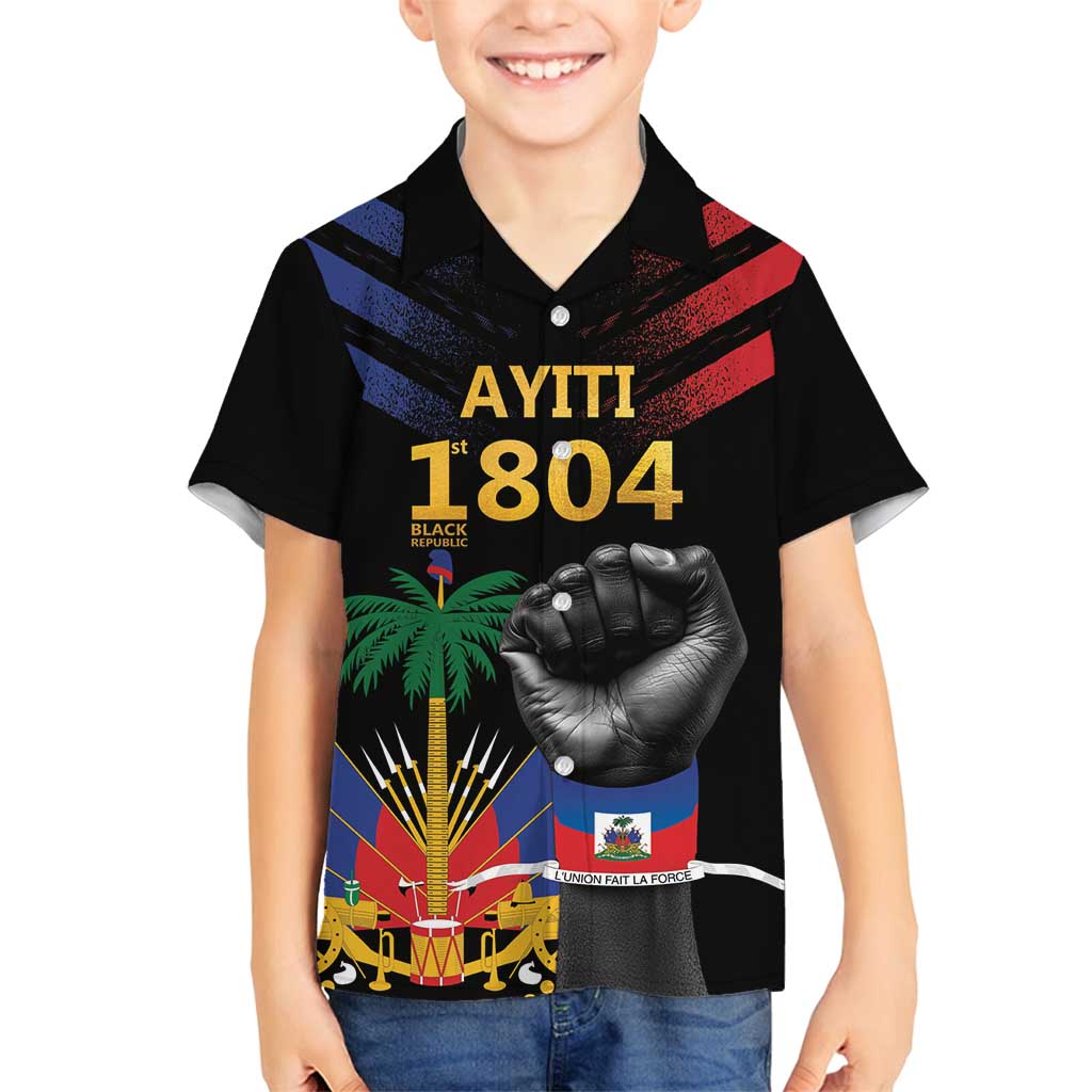 Haiti Independence Day Family Matching Tank Maxi Dress and Hawaiian Shirt The First Black Republic Since 1804