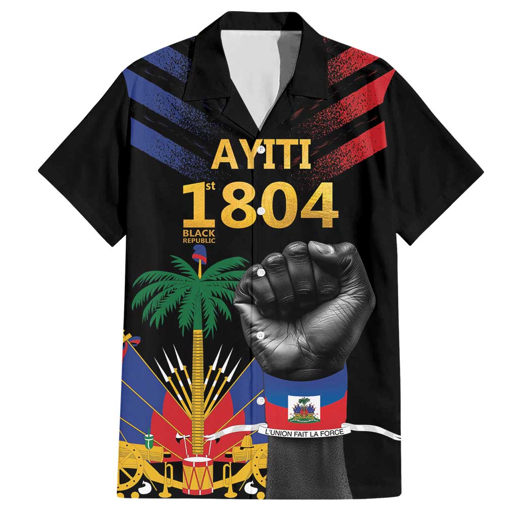 Haiti Independence Day Hawaiian Shirt The First Black Republic Since 1804 LT9 Blakc - Polynesian Pride