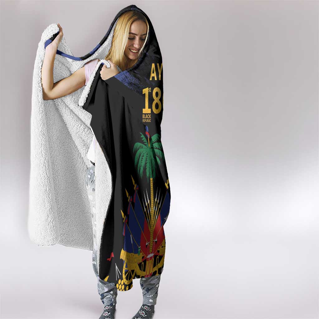 Haiti Independence Day Hooded Blanket The First Black Republic Since 1804 LT9 - Polynesian Pride