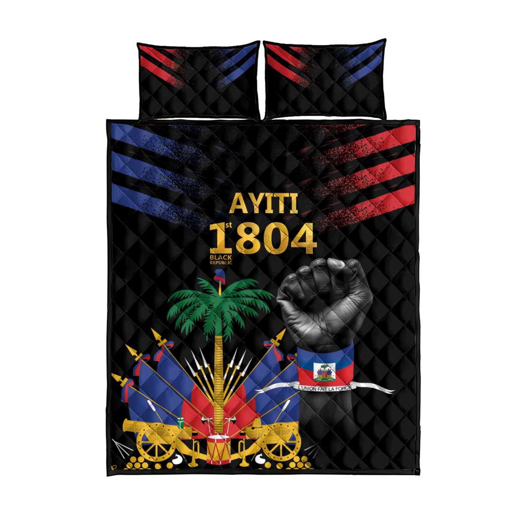 Haiti Independence Day Quilt Bed Set The First Black Republic Since 1804 LT9 - Polynesian Pride