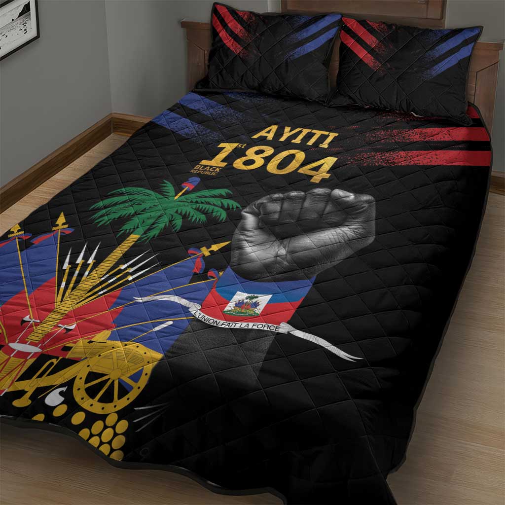 Haiti Independence Day Quilt Bed Set The First Black Republic Since 1804 LT9 - Polynesian Pride