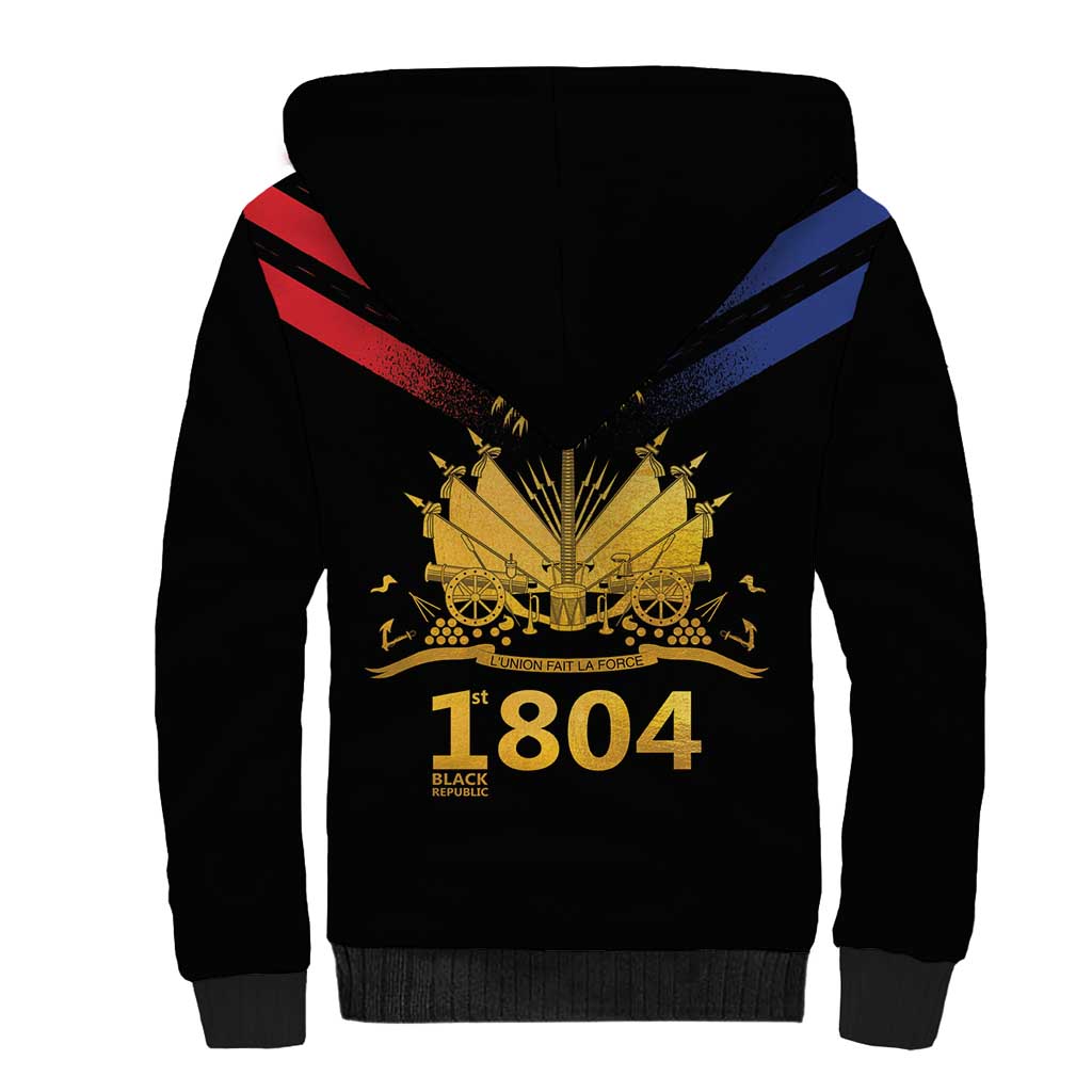 Haiti Independence Day Sherpa Hoodie The First Black Republic Since 1804 LT9 - Polynesian Pride