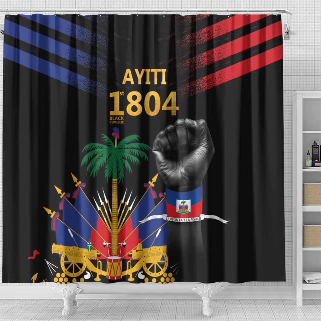 Haiti Independence Day Shower Curtain The First Black Republic Since 1804