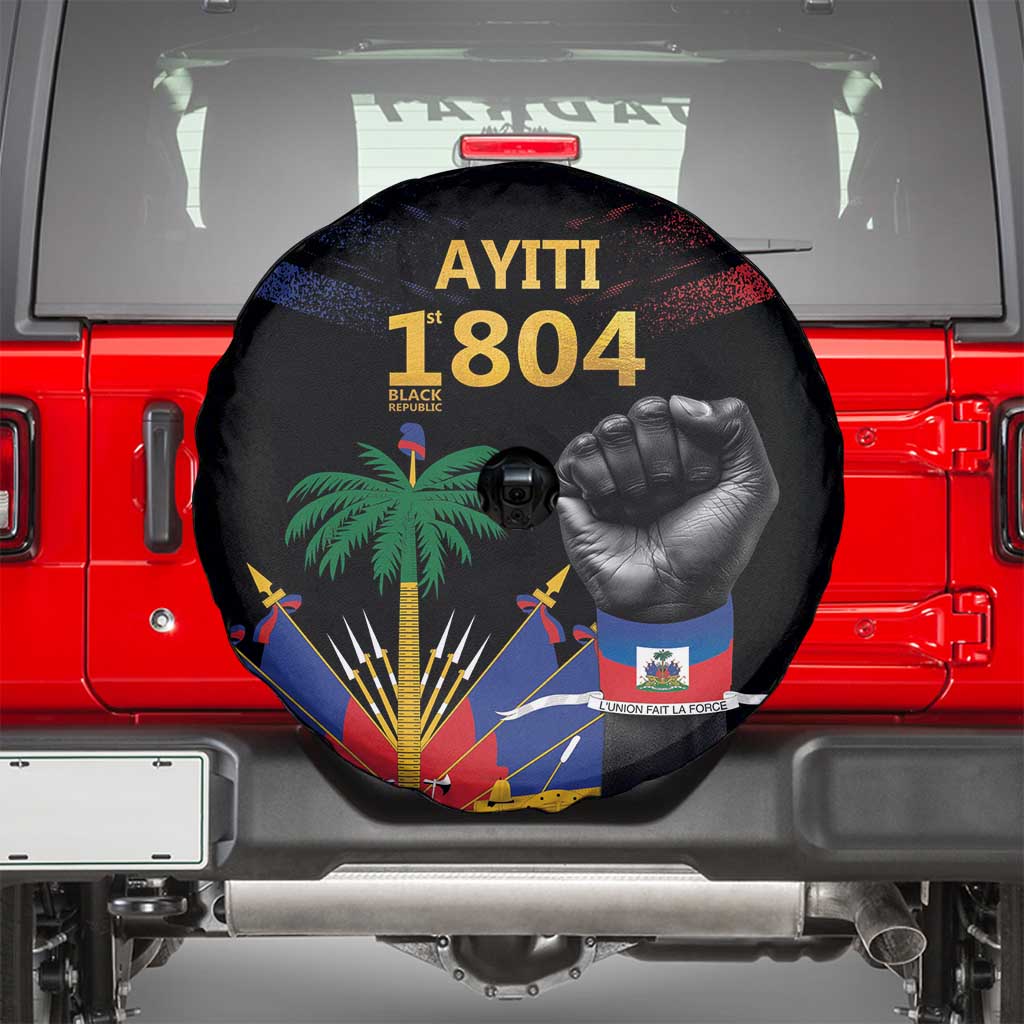 Haiti Independence Day Spare Tire Cover The First Black Republic Since 1804 LT9 - Polynesian Pride