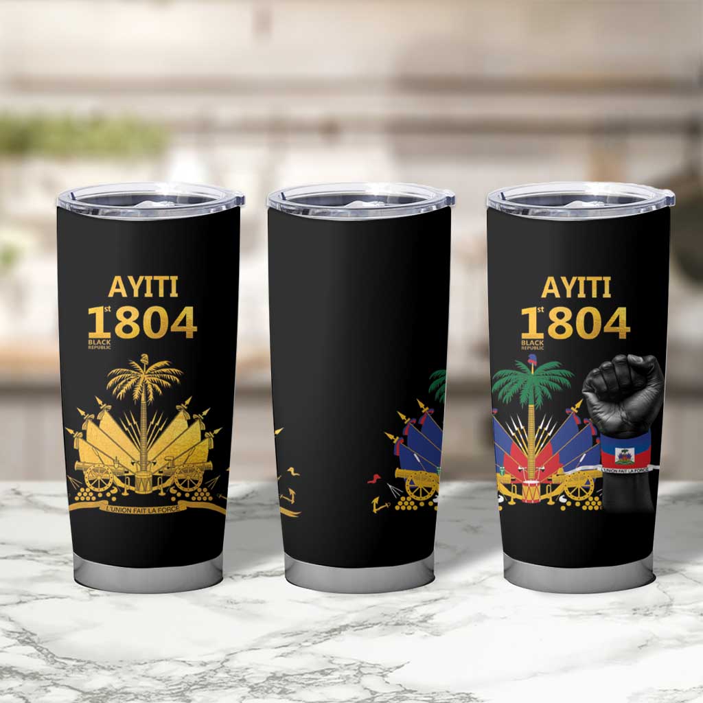 Haiti Independence Day Tumbler Cup The First Black Republic Since 1804 LT9 - Polynesian Pride
