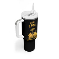 Haiti Independence Day Tumbler With Handle The First Black Republic Since 1804 LT9 - Polynesian Pride