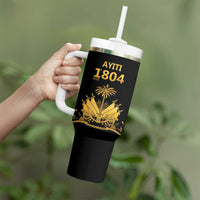 Haiti Independence Day Tumbler With Handle The First Black Republic Since 1804 LT9 - Polynesian Pride