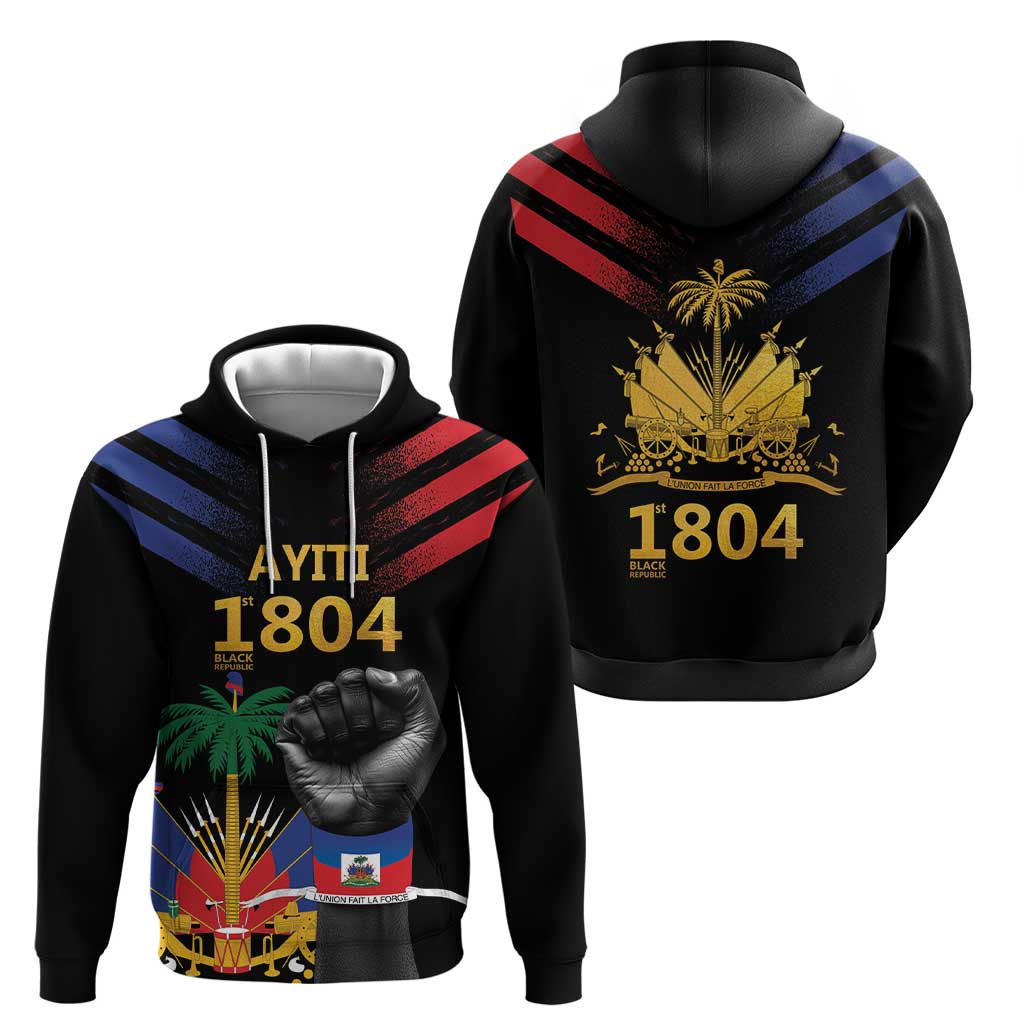 Haiti Independence Day Zip Hoodie The First Black Republic Since 1804