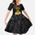 Haitian Negre Marron 1804 Family Matching Mermaid Dress and Hawaiian Shirt Black Polynesian Pattern