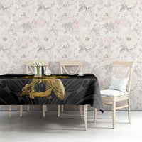 Haitian Negre Marron 1804 Tablecloth Black Polynesian Pattern LT9 - Polynesian Pride