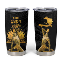 Haitian Negre Marron 1804 Tumbler Cup Black Polynesian Pattern LT9 Black - Polynesian Pride