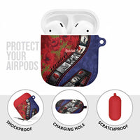 Personalised ANZAC Spirit 1915-2026 Filmstrip Tribute AirPods Case Lest We Forget 25 April LT9 - Polynesian Pride