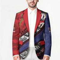 Personalised ANZAC Spirit 1915-2026 Filmstrip Tribute Blazer Lest We Forget 25 April LT9 - Polynesian Pride