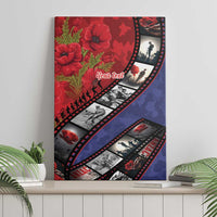 Personalised ANZAC Spirit 1915-2026 Filmstrip Tribute Canvas Wall Art Lest We Forget 25 April LT9 - Polynesian Pride