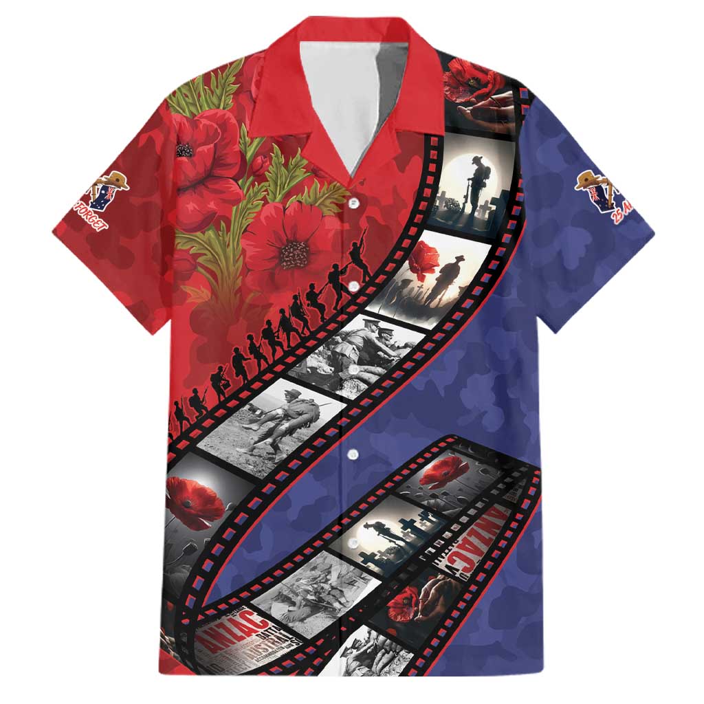 Personalised ANZAC Spirit 1915-2026 Filmstrip Tribute Family Matching Tank Maxi Dress and Hawaiian Shirt Lest We Forget 25 April