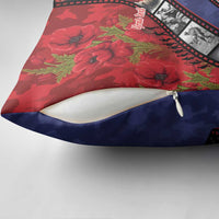 Personalised ANZAC Spirit 1915-2026 Filmstrip Tribute Pillow Cover Lest We Forget 25 April LT9 - Polynesian Pride