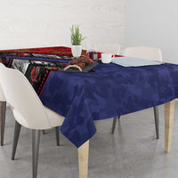 Personalised ANZAC Spirit 1915-2026 Filmstrip Tribute Tablecloth Lest We Forget 25 April LT9 - Polynesian Pride