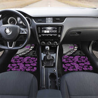Personalised Remembering ANZAC Lest We Forget Car Mats Vintage Film Frame Memorial Purple Poppy